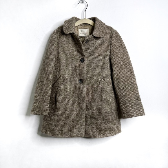 Zara Other - Zara Kids Tweed Wool Blend Peacoat